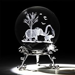 Inches elephant crystal for sale  Delivered anywhere in USA 