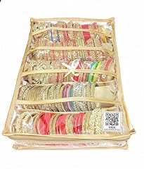 SNA 5 rola satin Bangle churi vanity Vanity Multipurpose Cosmetic Pouch Jewellery Make up Organiser Necklace Pouch Traveling Kit for Women and Girls for sale  Delivered anywhere in UK