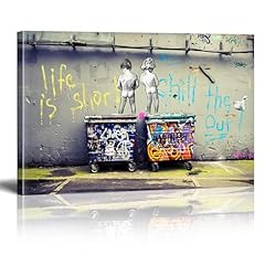 Framed banksy canvas for sale  Delivered anywhere in USA 