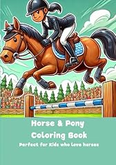 Horse pony coloring for sale  Delivered anywhere in UK