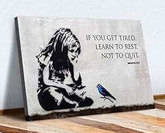 Banksy girl blue for sale  Delivered anywhere in UK