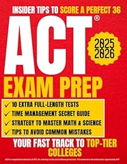 Act exam prep for sale  Delivered anywhere in USA 