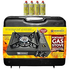 PORTABLE GAS COOKER STOVE + 4 BUTANE BOTTLES CAMPING for sale  Delivered anywhere in Ireland