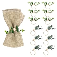 12pcs greenery napkin for sale  Delivered anywhere in UK