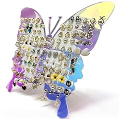 Iridescent butterfly stud for sale  Delivered anywhere in USA 