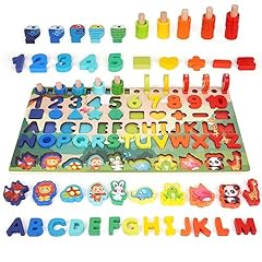 Wooden alphabet number for sale  Delivered anywhere in USA 
