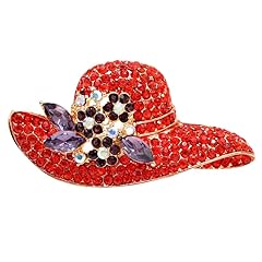 Red rhinestone hat for sale  Delivered anywhere in USA 