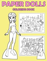 Paper dolls coloring for sale  Delivered anywhere in USA 