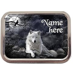 Personalised white wolf for sale  Delivered anywhere in UK