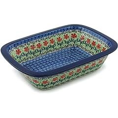 Polish pottery rectangular for sale  Delivered anywhere in USA 