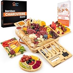 Large bamboo charcuterie for sale  Delivered anywhere in USA 
