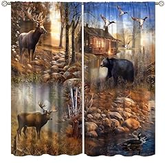 Rustic cabin curtains for sale  Delivered anywhere in USA 