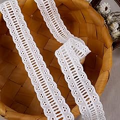 White eyelet lace for sale  Delivered anywhere in USA 