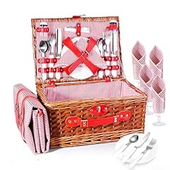 Sendeluz wicker picnic for sale  Delivered anywhere in UK