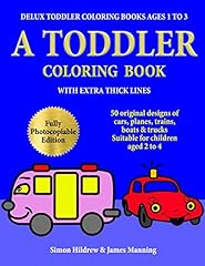 Delux toddler coloring usato  Spedito ovunque in Italia 