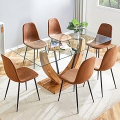 Jearge glass dining for sale  Delivered anywhere in USA 