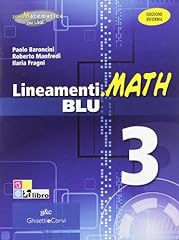 Lineamenti math blu usato  Spedito ovunque in Italia 