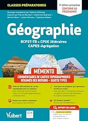 Mémento géographie bcpst d'occasion  Livré partout en France