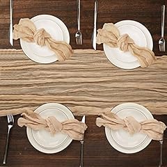Beige cheesecloth table for sale  Delivered anywhere in USA 