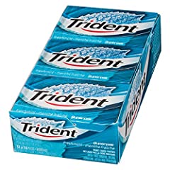 Trident Sugar-Free Gum Slab Freshmint Gum, 12 Count, used for sale  Delivered anywhere in Canada