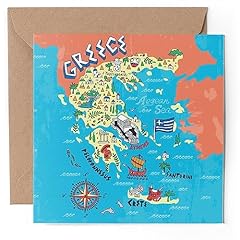 Greeting card greece for sale  Delivered anywhere in UK