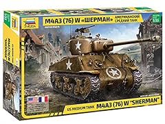 Zvezda 3676 1:35 M4A3 (76) W Sherman Model, Plastic for sale  Delivered anywhere in UK