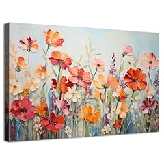 Colorful wildflower canvas for sale  Delivered anywhere in USA 