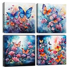 Blue butterfly canvas for sale  Delivered anywhere in USA 