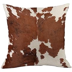 Cansego cowhide pillow for sale  Delivered anywhere in UK