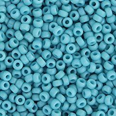 Miyuki Seed Bead 11/0 apx.22g - Tur. Blue Opaque Matte for sale  Delivered anywhere in Canada