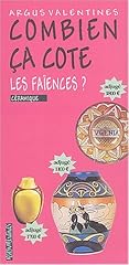 Cote faïences céramique d'occasion  Livré partout en Belgiqu