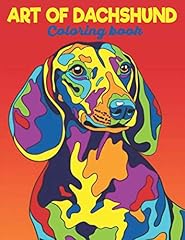 Art dachshund coloring for sale  Delivered anywhere in UK