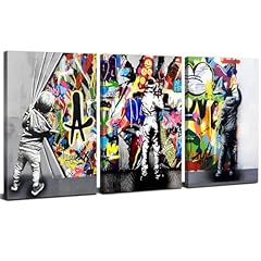 Set banksy canvas for sale  Delivered anywhere in UK