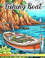 Fishing boat coloring for sale  Delivered anywhere in USA 