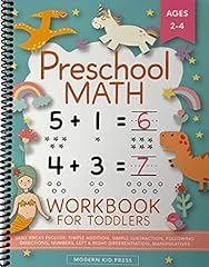 Preschool math workbook for sale  Delivered anywhere in USA 