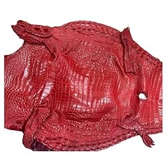 Red alligator hide for sale  Delivered anywhere in USA 