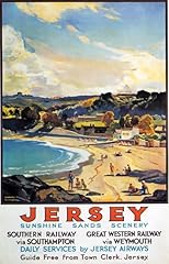 Vintage jersey seaside for sale  Delivered anywhere in UK