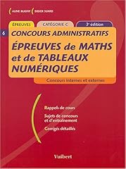 Mathématiques tableaux numér d'occasion  Livré partout en France