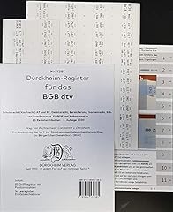 Dürckheimregister bgb dtv gebraucht kaufen  Wird an jeden Ort in Deutschland