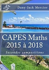 Capes maths 2015 d'occasion  Livré partout en France