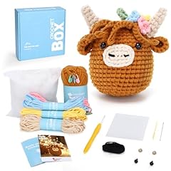 Highland cow crochet for sale  Delivered anywhere in USA 