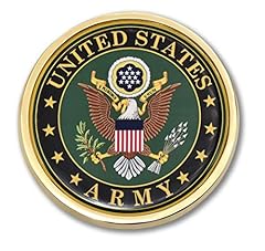 Army crest chrome for sale  Delivered anywhere in USA 