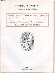 Livres anciens precieux d'occasion  Livré partout en France