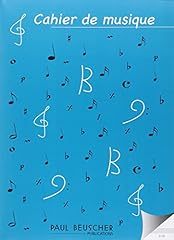 Cahier musique portees d'occasion  Livré partout en France