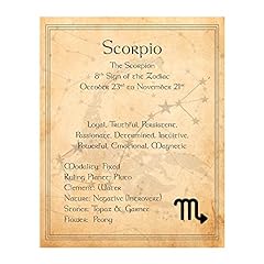 Scorpio scorpion zodiac for sale  Delivered anywhere in USA 