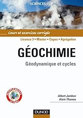 Géochimie géodynamique cycle d'occasion  Livré partout en France