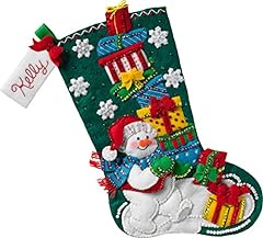 Bucilla snowman presents for sale  Delivered anywhere in USA 