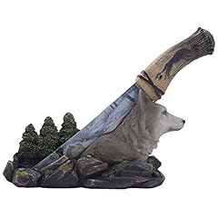 Decorative gray wolf for sale  Delivered anywhere in USA 