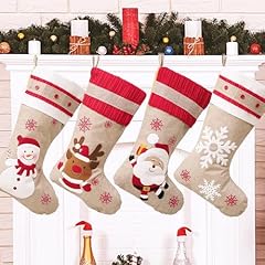 4pcs chaussette noël d'occasion  Livré partout en France