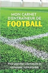 Carnet entraîneur football d'occasion  Livré partout en France